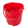 Hygiënische 15ltr emmer met deksel rood