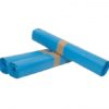 Afvalzak, HDPE, 70x110cm, blauw, T25, 1 rol à 20st