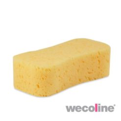 Autospons jumbo getailleerd, 22x11,6x6,5cm, geel.