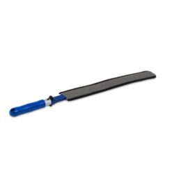Buigzame stoftrekker, 73x6x1cm, zwart.