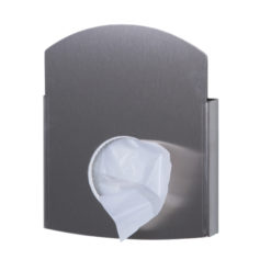 Damesverbandzakhouder, roestvrijstaal.