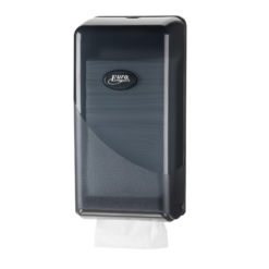 Dispenser bulkpack toiletpapier, zwart.