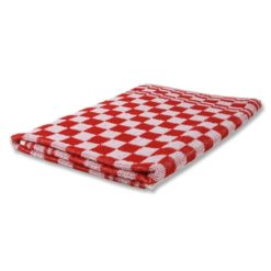 Keukendoek, geblokt 100% katoen.