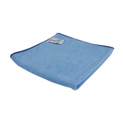 Microvezeldoek gebreid, BLAUW, 40x40cm, Verpakt per 10 stuks.