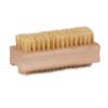 Nagelborstel, hout, fiber, dubbele inzet, 10 st./pak.