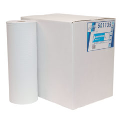Onderzoek tafelpapier, 1-laags, rec. wit, 150mtrx40cm, 5 st.
