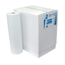 Onderzoek tafelpapier, 1-laags, rec. wit, 150mtrx46cm, 5 st.