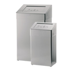 Santral Afvalbak RVS-light 50 liter.