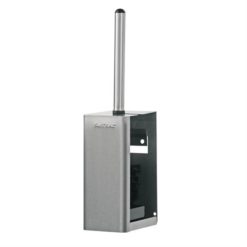 Santral toilet borstelhouder, 3, RVS mat, 200x86x120mm.