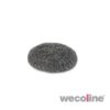 Metalen schuurbol, 40 gram, grijs.