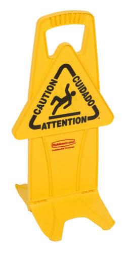 Stabiel waarschuwingsbord, Rubbermaid.