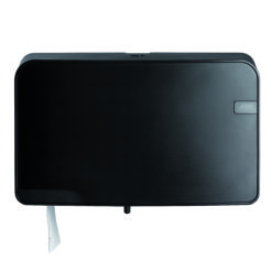 Toiletrolhouder Mini Jumbo duo Quartz zwart