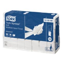 Tork papieren handdoekjes Interfold Extra Soft (H2), 2-laags wit, pak à 21pakx136st.