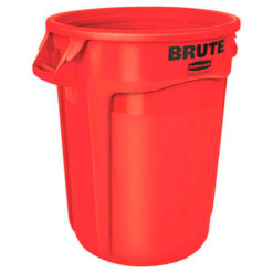 VB 002632 rood Brute container 121 ltr