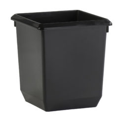 VB 045440 zwart vierkante papierbak 21 l