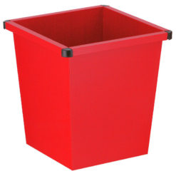 VB 102700 rood Vierkanttapse papierbak