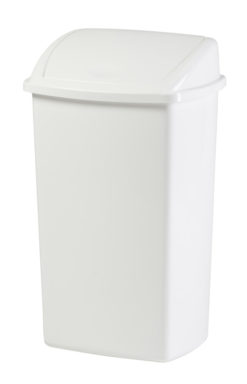 VB 200916 wit afvalbak swing 50 ltr