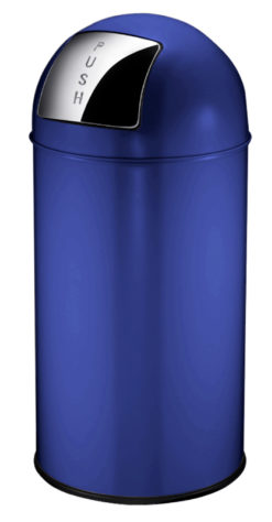 VB 404550 blauw Pushcan 40ltr.