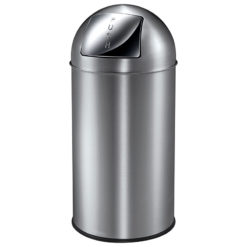 VB 405550 mat/chroom Pushcan 40ltr