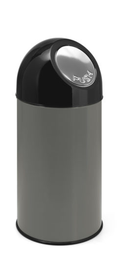 VB 480001 metallic/zw Pushbin 40 ltr