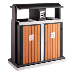 VB 650439 houtlook Buitenafvalbak recycl