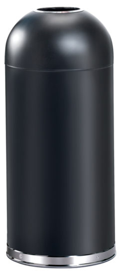 VB 667819 zwart Afvalbak open top 55ltr