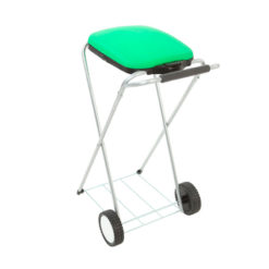 VB 717286 groen mobiel afvalzakhouder