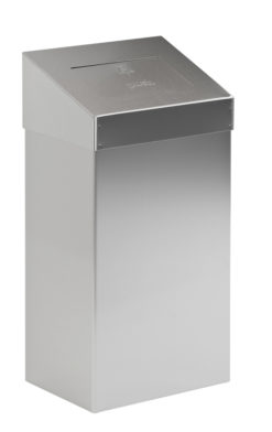 VB 731008 RVS Afvalbak Push 18ltr.