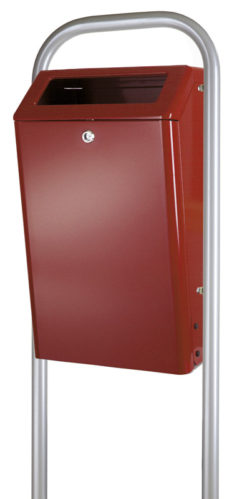 VB 888000 ral 3004 buitenafvalbak 50 lt