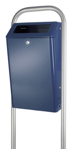 VB 888000 ral 5013 buitenafvalbak 50 ltr