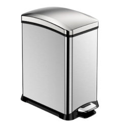 VB 922715 mat RVS Rejoice Step Bin 15ltr
