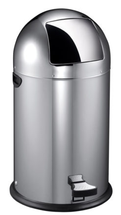 VB 966800 mat RVS kickcan 40 ltr