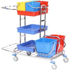 Verchroomde materiaalwagen Mega
