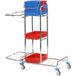 Verchroomde materiaalwagen basic verlengd